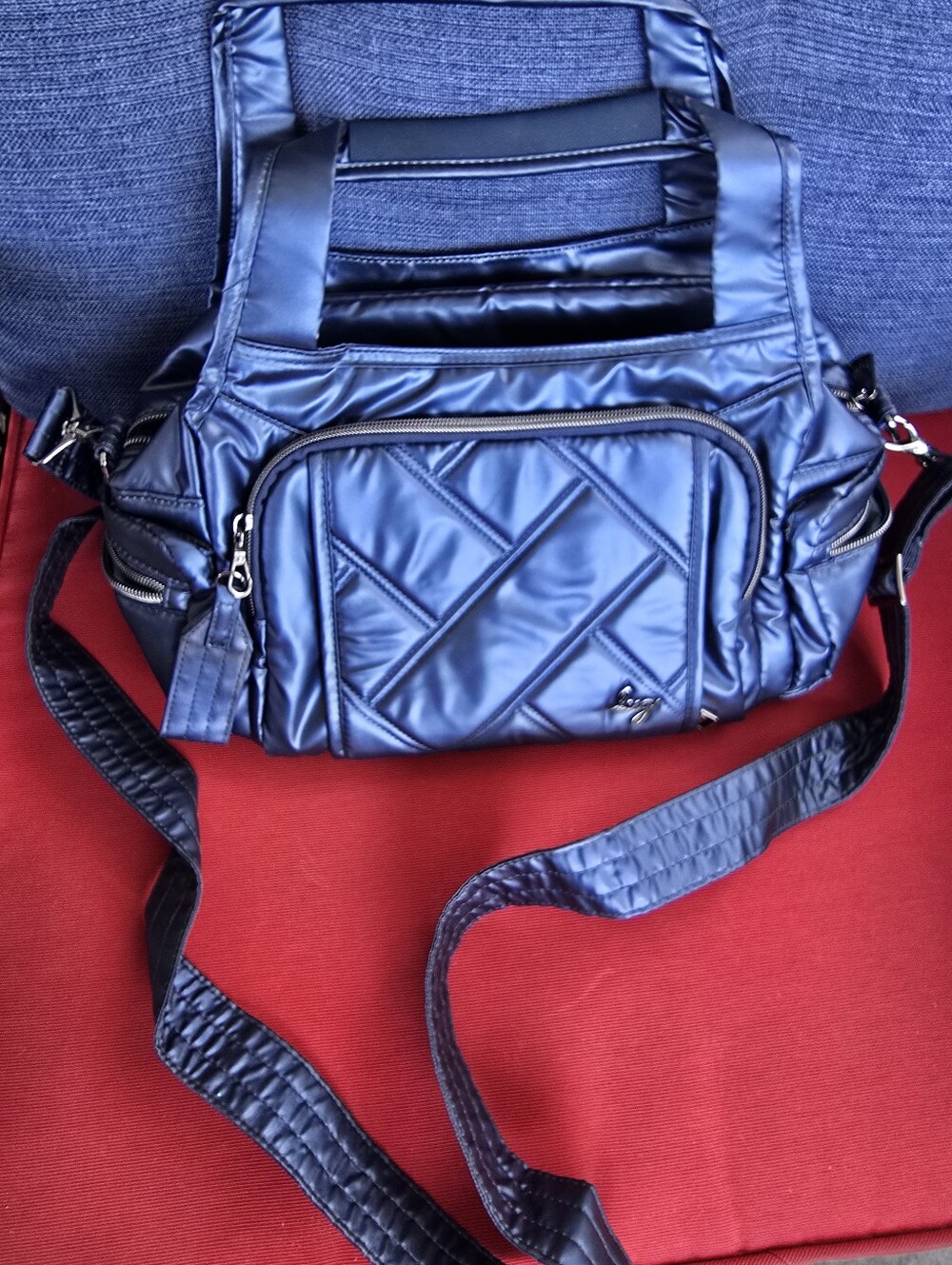 Lug Rumble Satchel Crossbody Bag